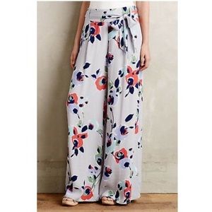 Anthropologie Elevenses Ambrosia Palazzo Pants Sz 10
